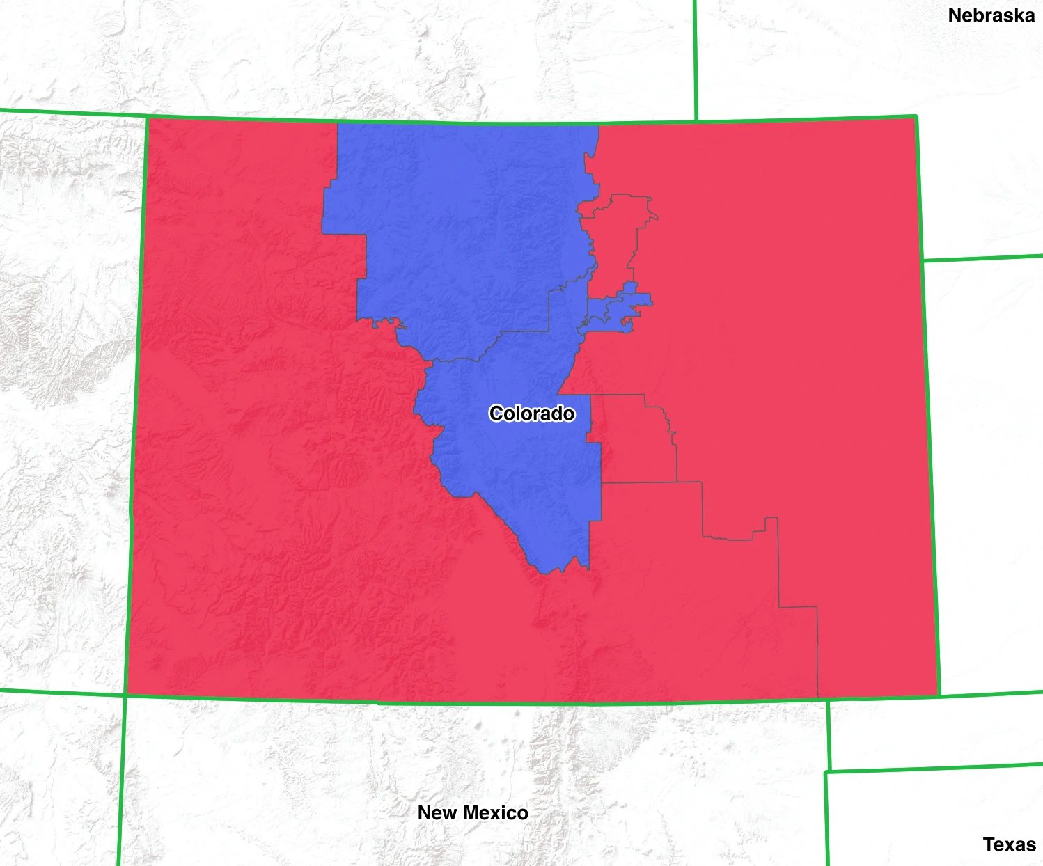 Colorado 119th Congress Map