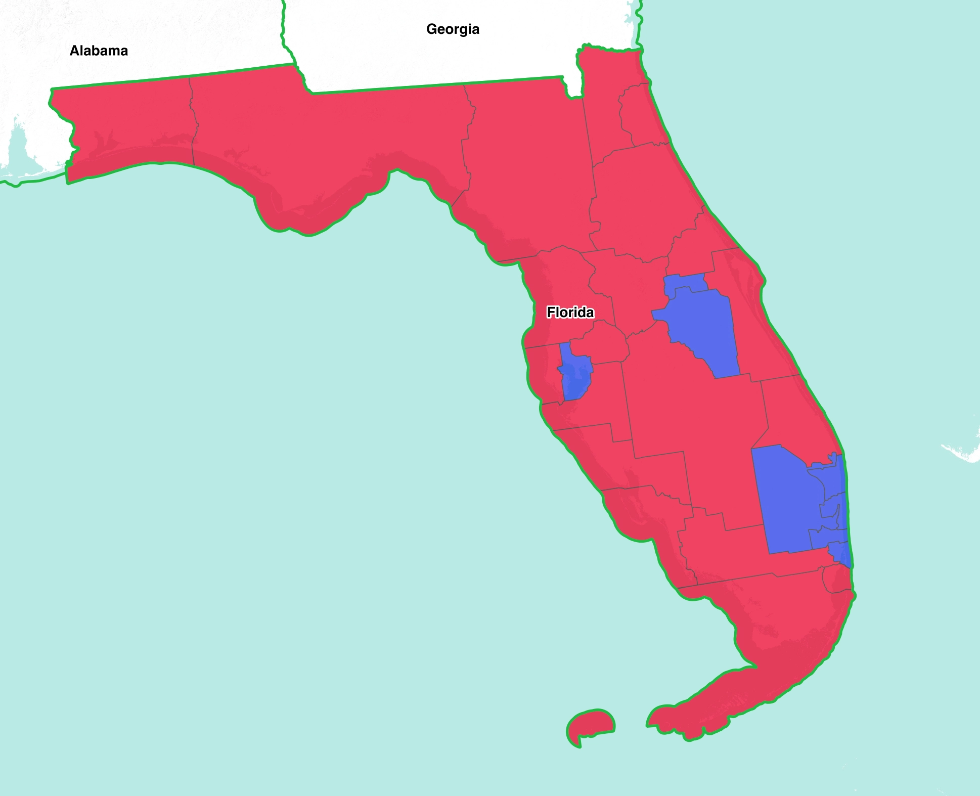Florida 119th Congress Map
