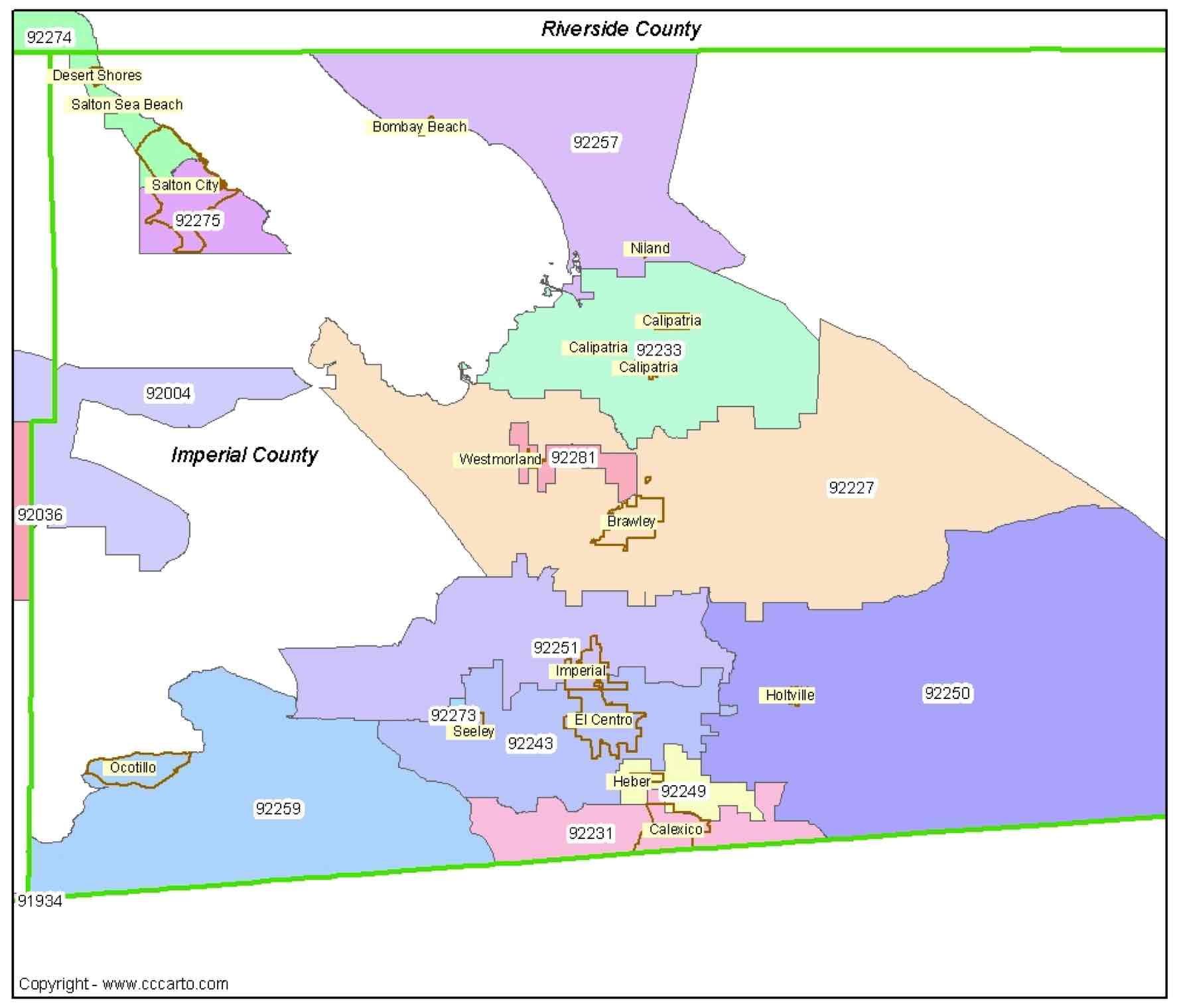 California Zip Code Map Guide Find comprehensive zip code maps