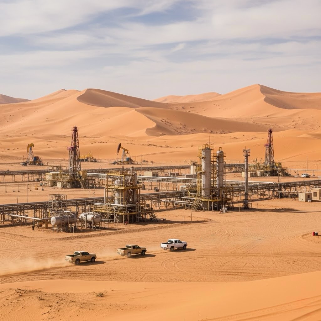 Algeria oil field