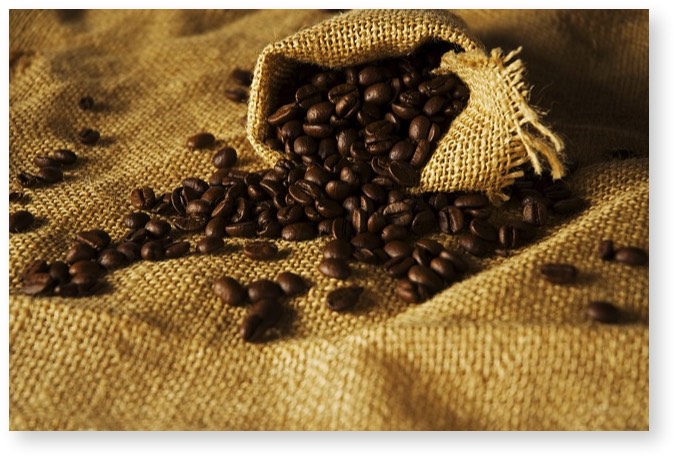 burlap coffee sacks