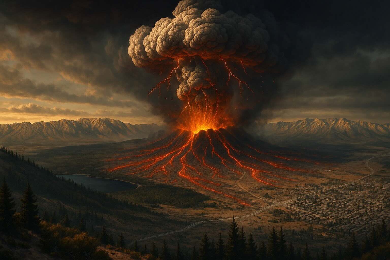 long valley caldera eruption