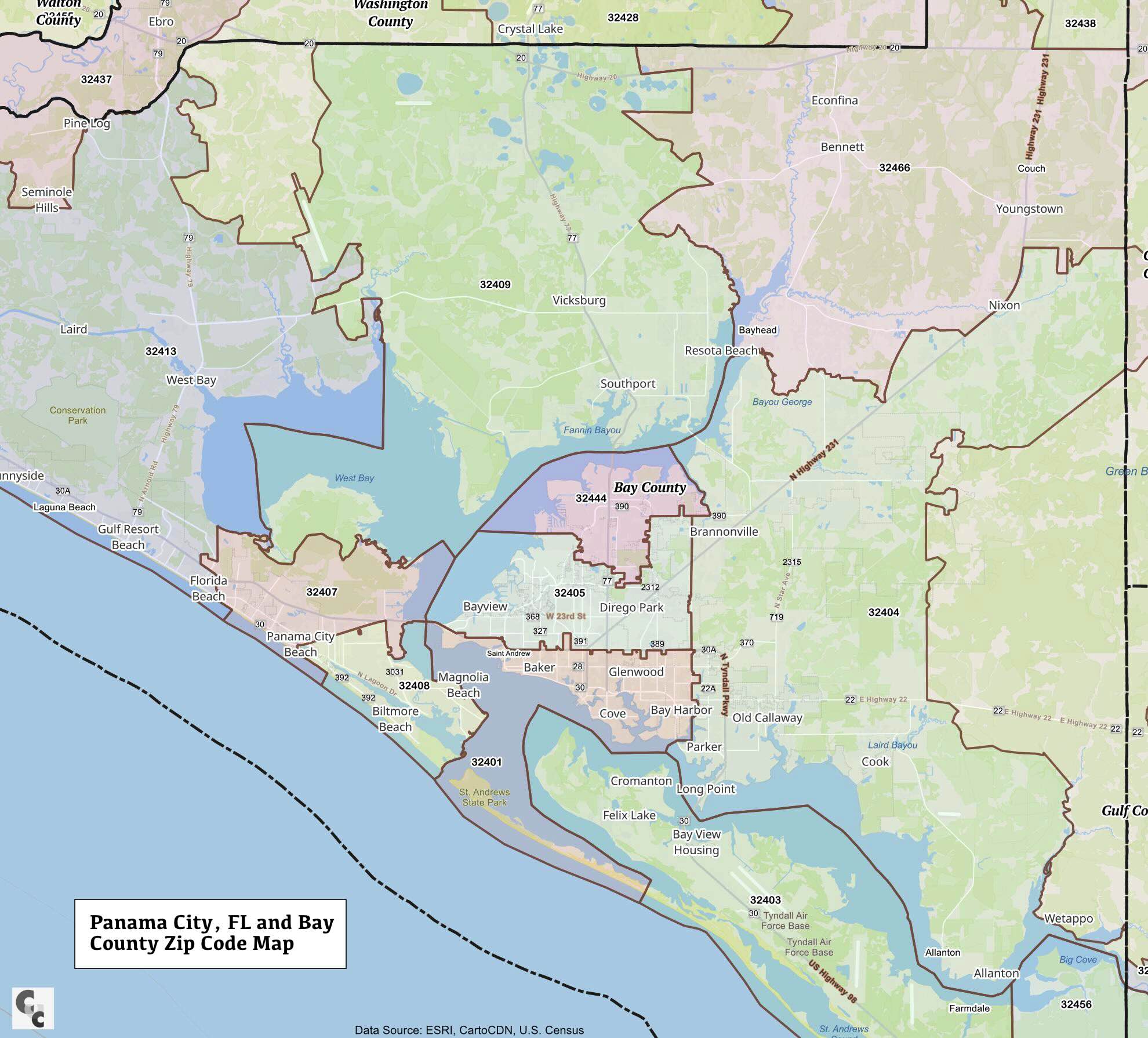 Panama City Zip Code Florida