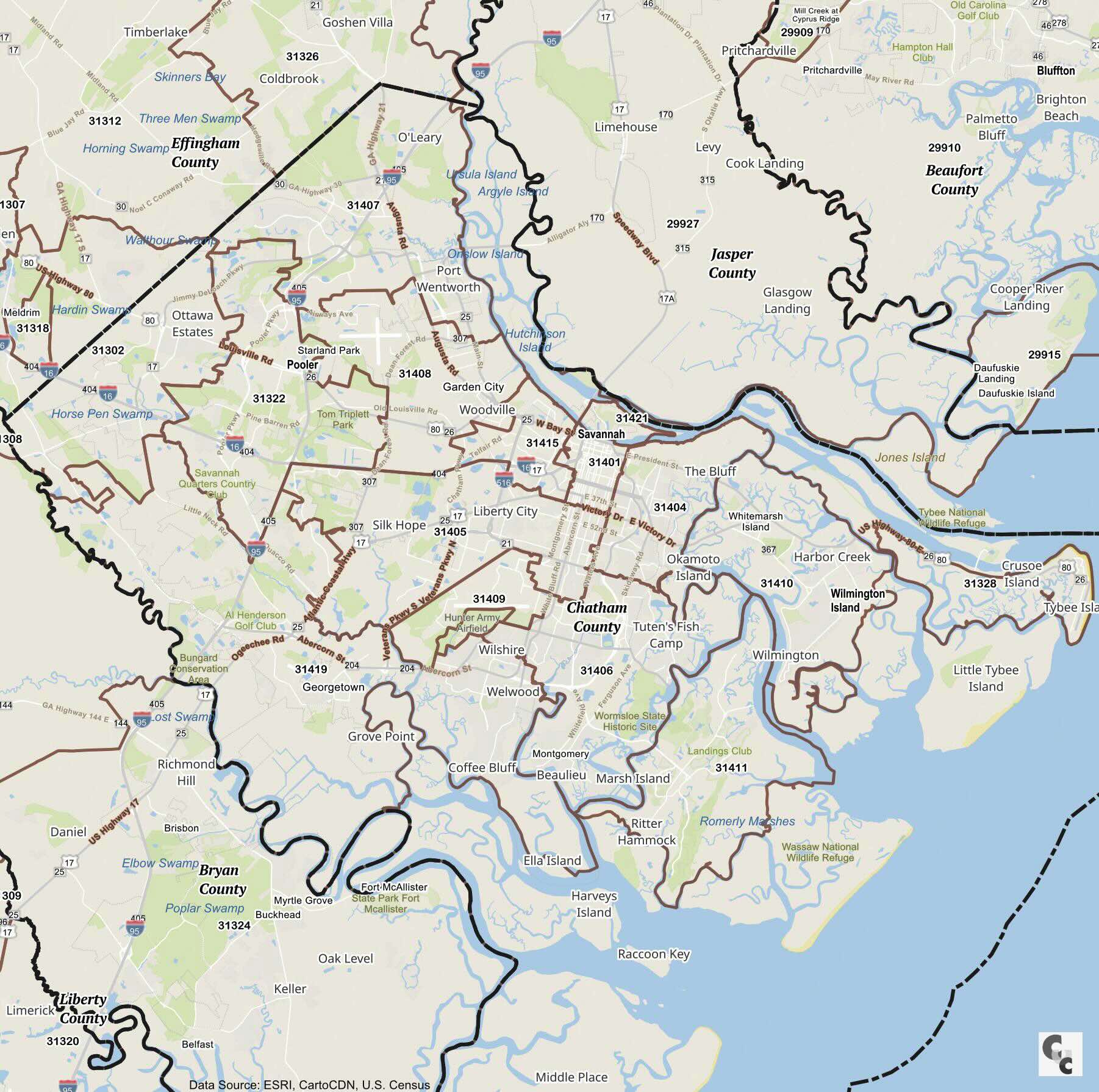 Savannah Ga Zip Codenull