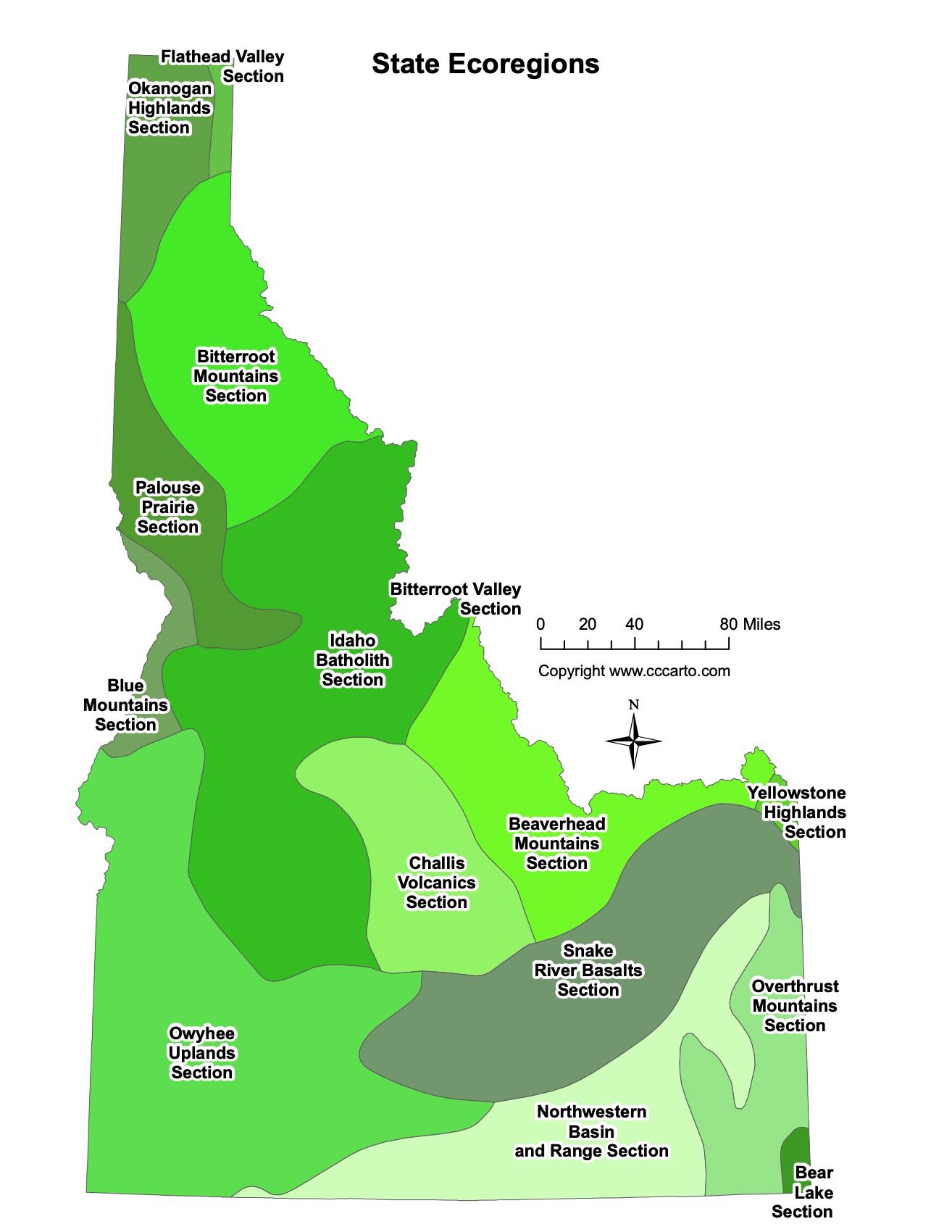 Ecoregions of Idaho