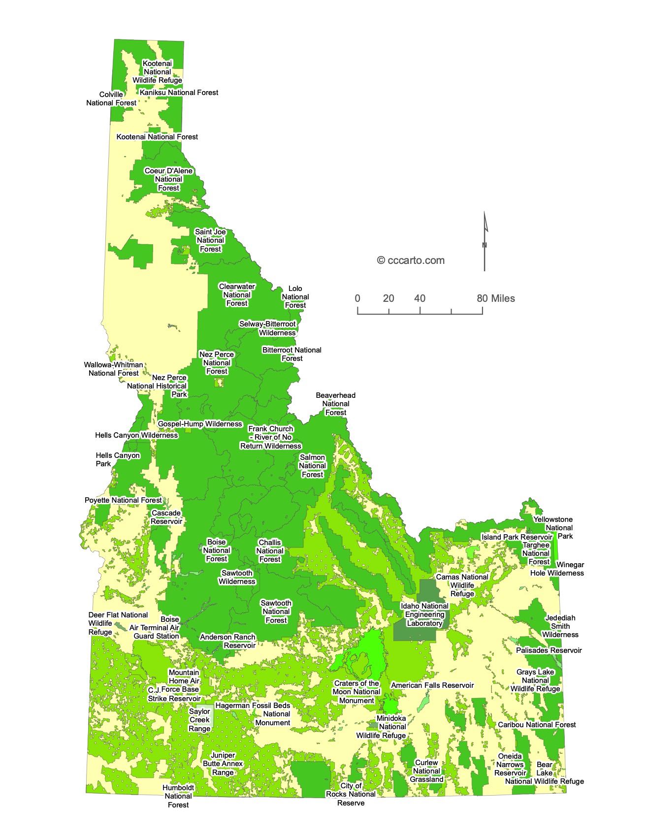 Federal Lands in Idaho