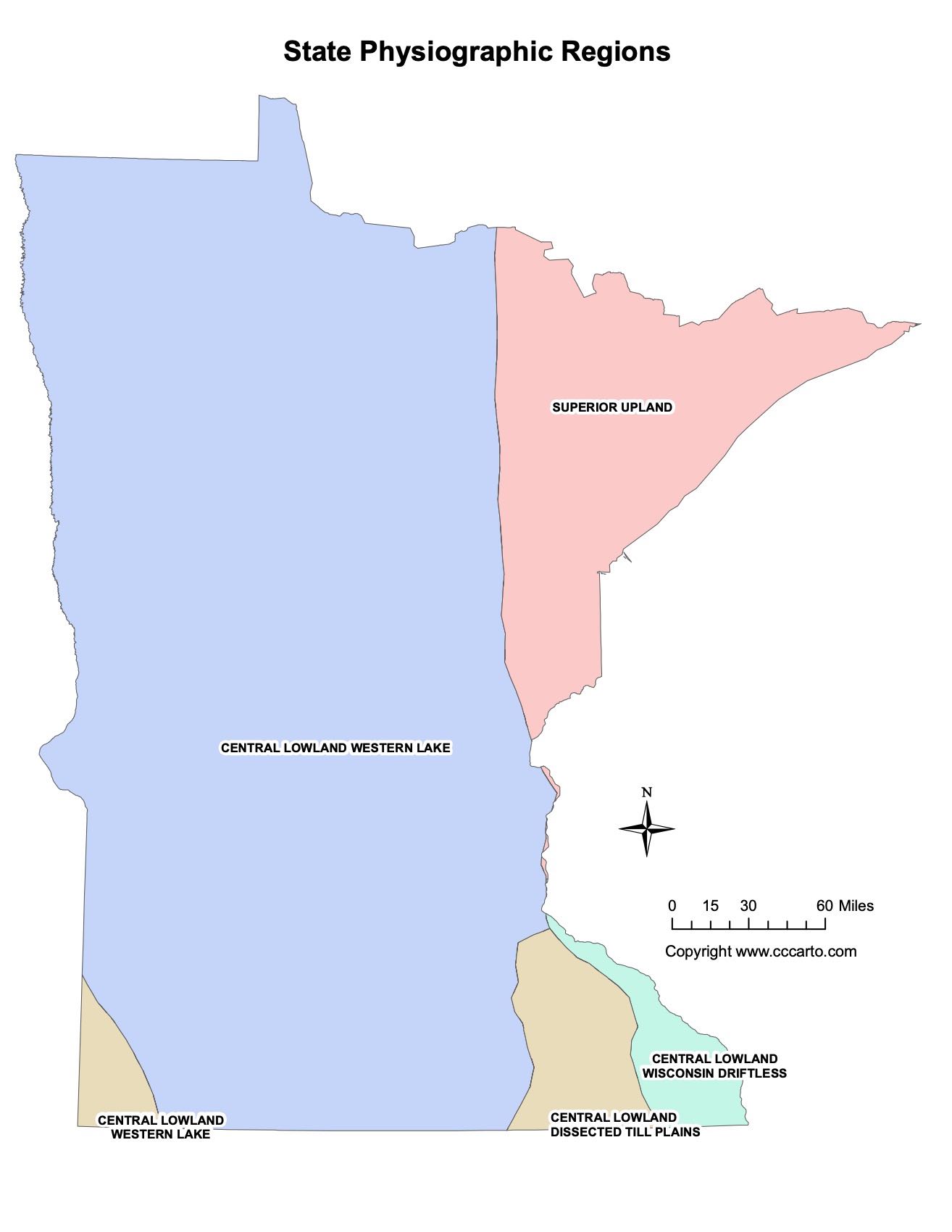 Minnesota Major Cities Map