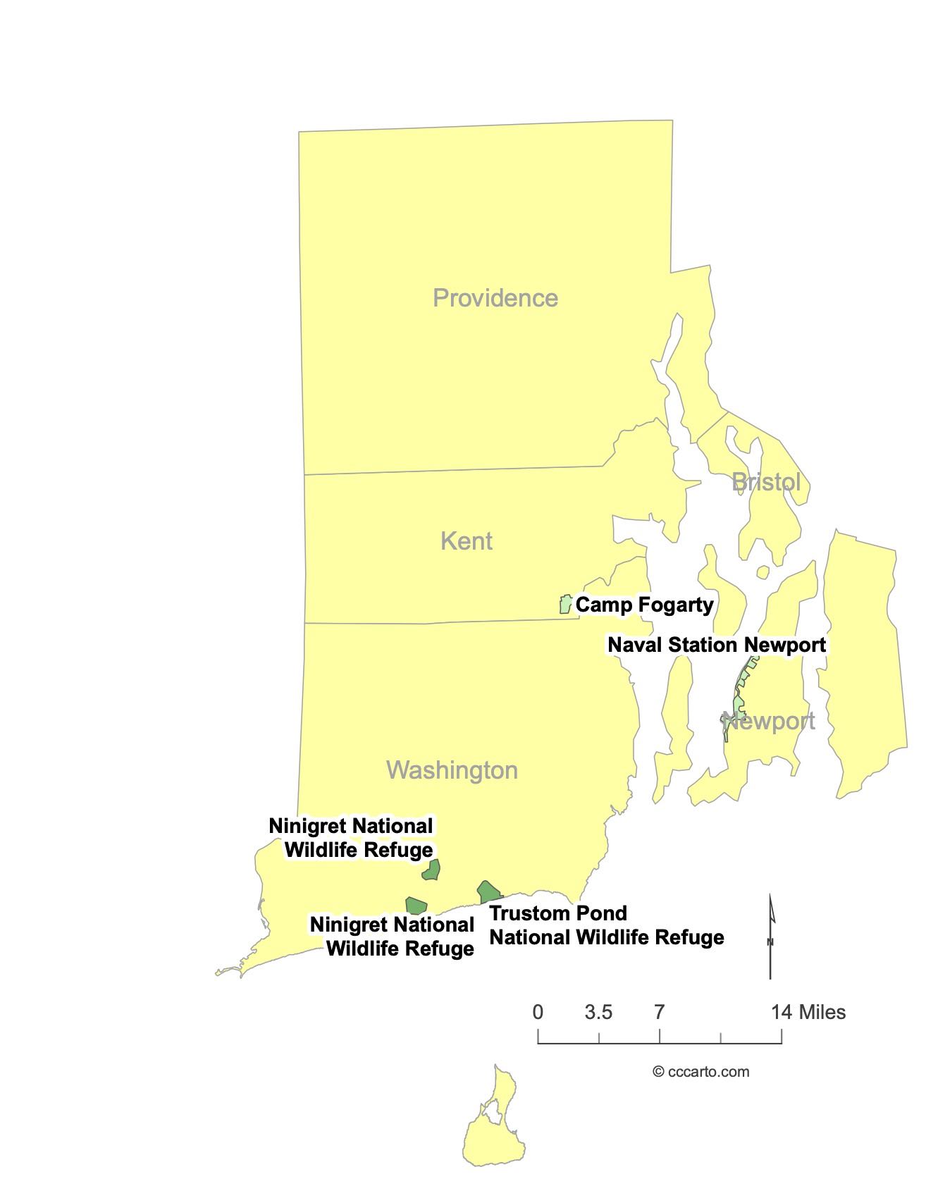 Notable Federal Lands: Some of the Largest and Most Fascinating Destinations in Rhode Island State
