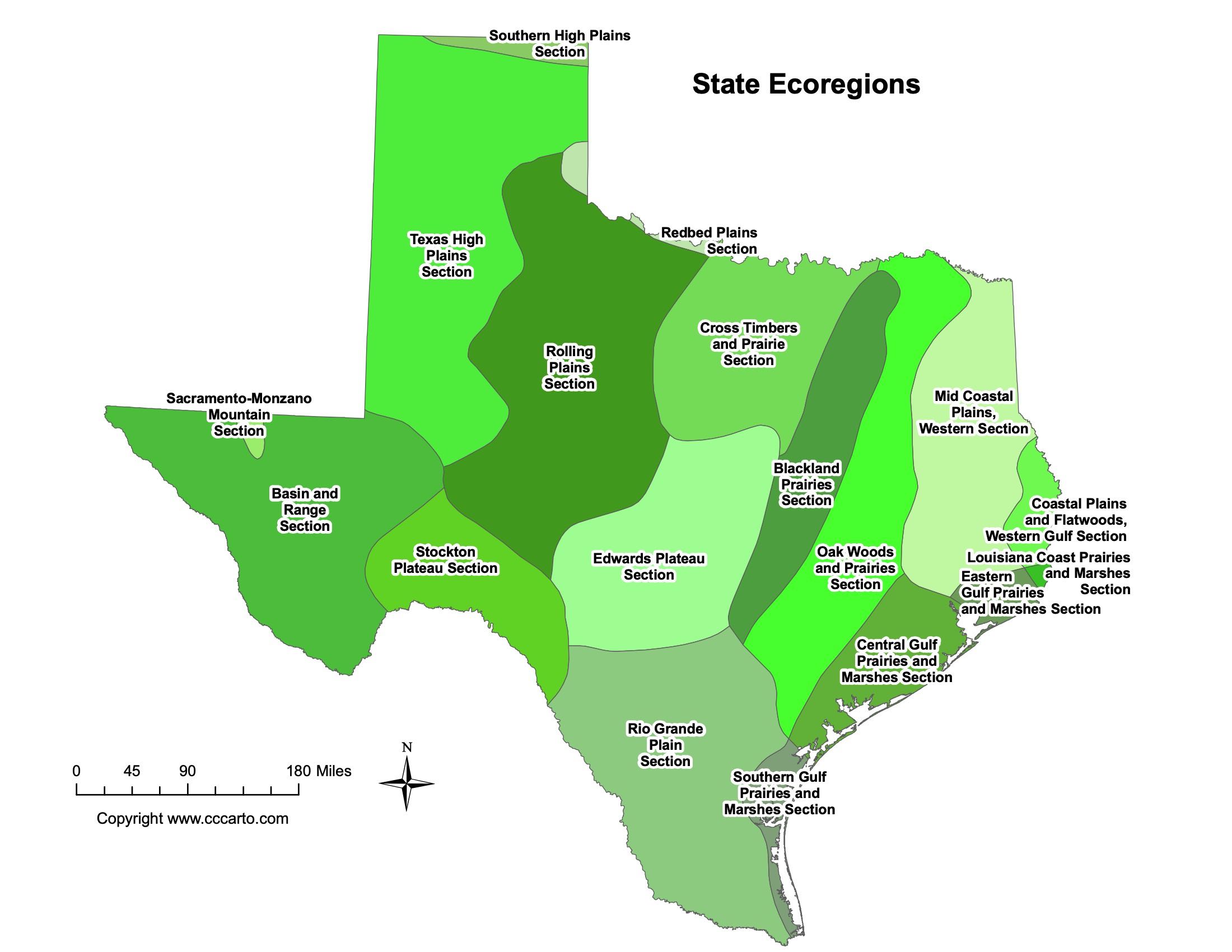 Texas Ecoregions