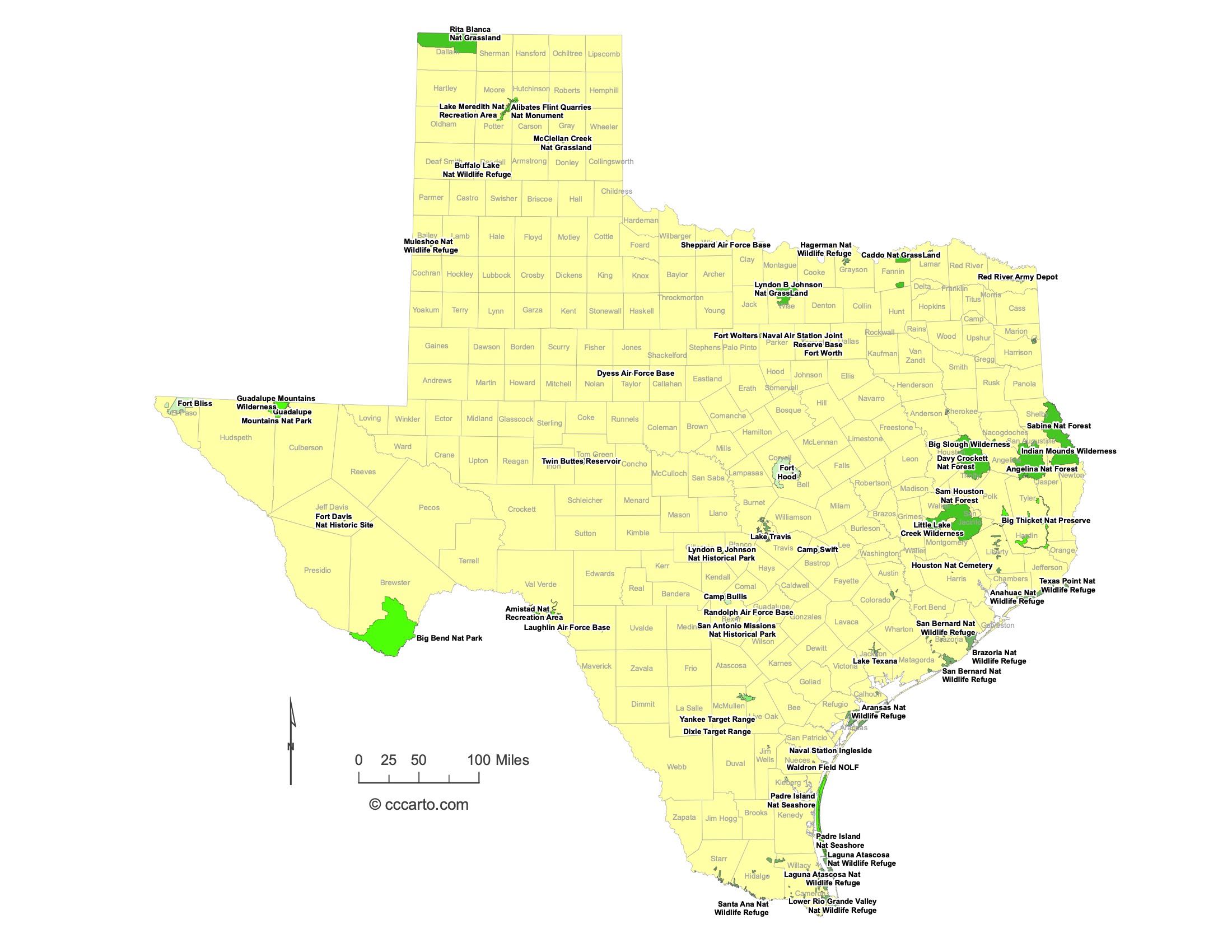 Texas Federal Lands
