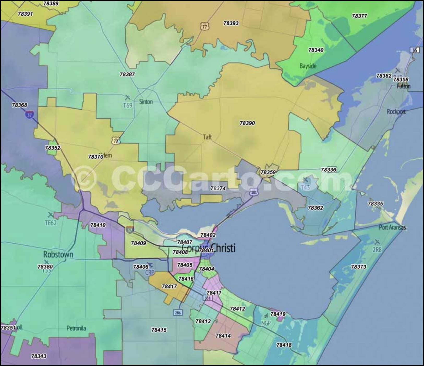 Texas Zip Code Map Guide Find comprehensive zip code maps throughout