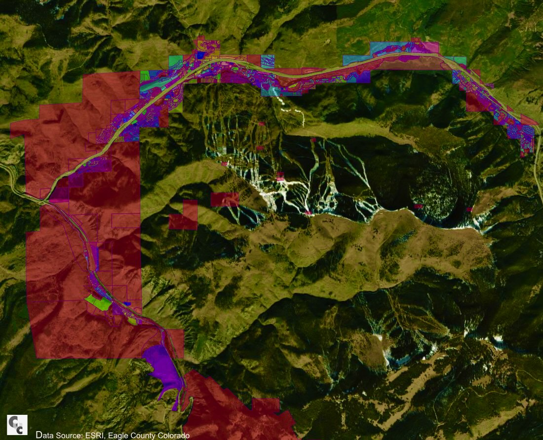 Vail Condominiums Map